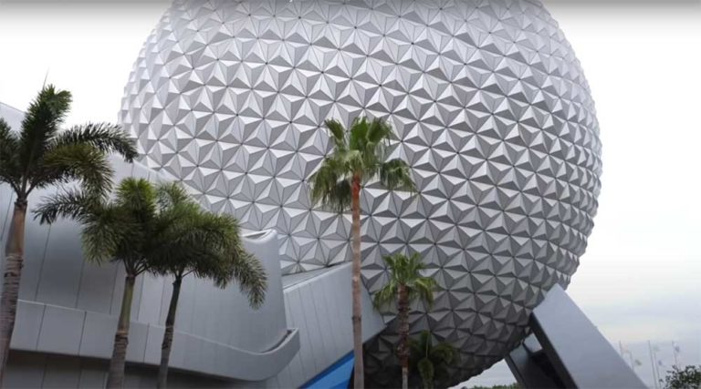 Spaceship Earth LED Installation begins - Disney News
